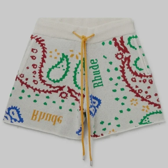 Rhude Multicolor Knit Shorts